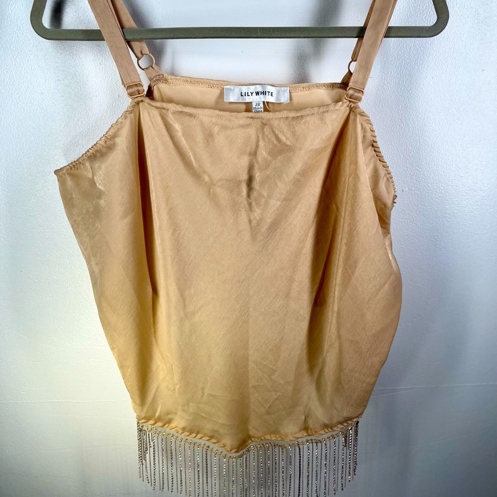 Lily White Tank Top Size 2X